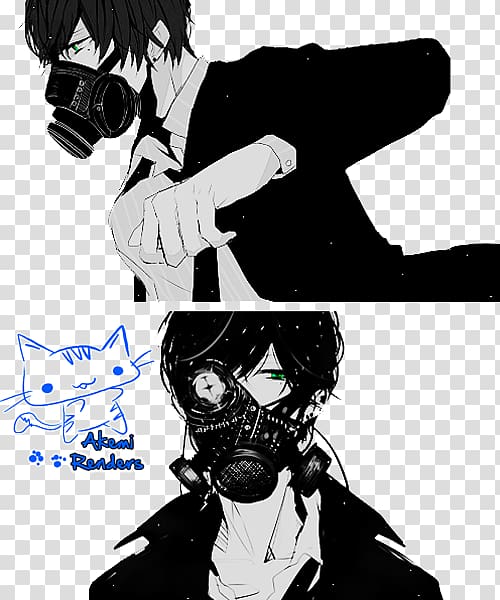 Gas mask Anime Manga Jean Kirschtein, mask transparent background PNG clipart