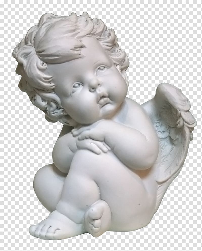Angel Figurine Child Statue, Cute kids transparent background PNG clipart