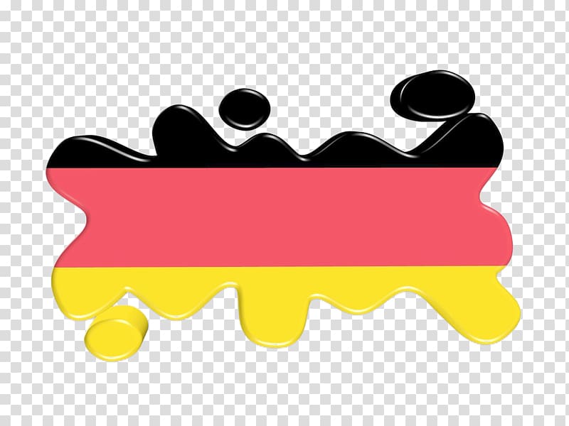 Flag of Germany, German flag theme design elements transparent background PNG clipart