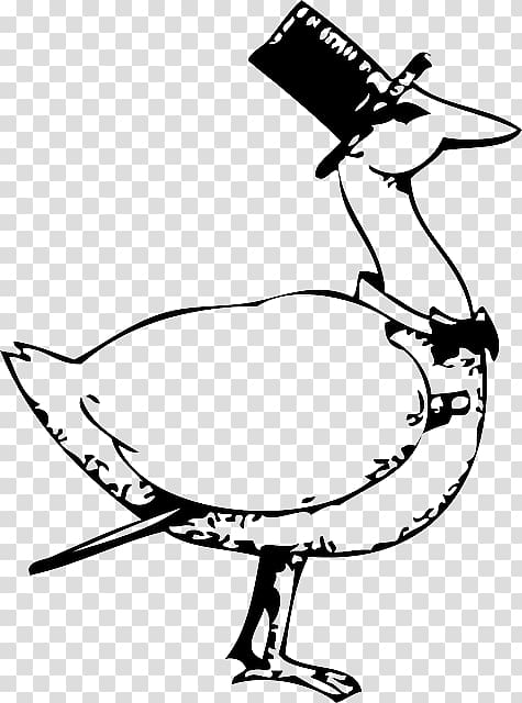 Goose Hat New Year\'s resolution Water bird , goose transparent background PNG clipart
