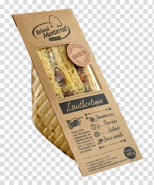 The Authentics Roland Monterrat Snack Commodity Sandwich, salade de poivrons transparent background PNG clipart
