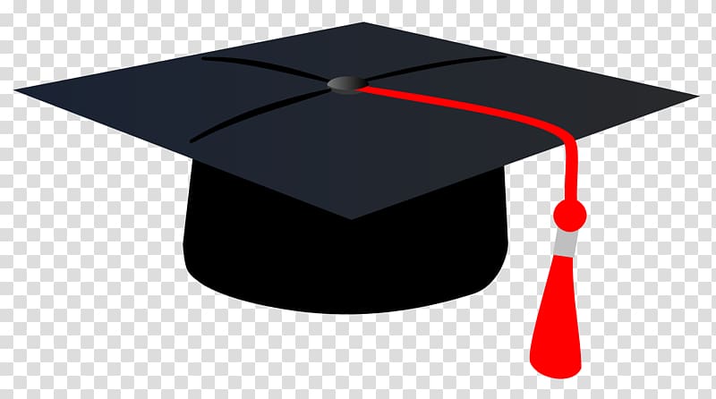 black graduation cap, Square academic cap Graduation ceremony Hat, Graduation Cap transparent background PNG clipart