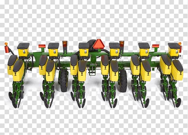 John Deere Planter Agriculture Sowing Tractor, peanut farming equipment transparent background PNG clipart
