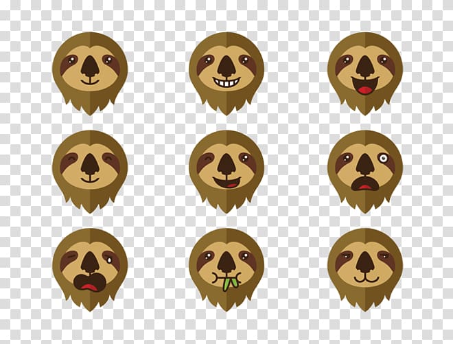 Sloth Gun Fu: Stickman 2 Icon, Cute lion face pack transparent background PNG clipart