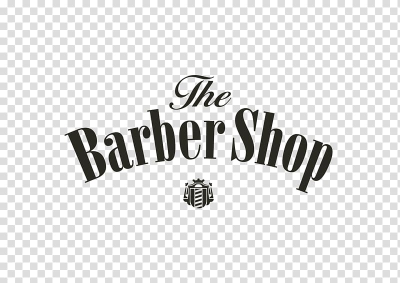 the barber shop text, The Barber Shop Shaving Logo, barbershop transparent background PNG clipart