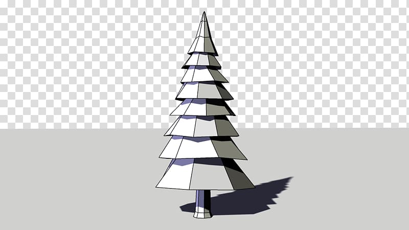 Christmas tree Pine Low poly Polygon mesh, christmas tree transparent background PNG clipart