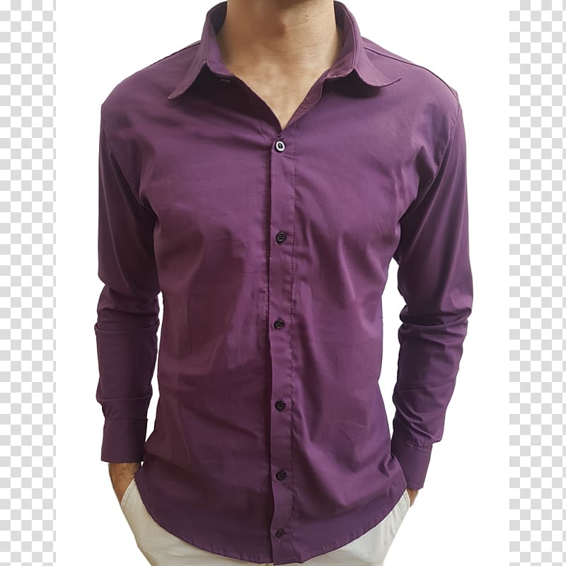 Slim-fit pants Shirt Fashion Blouse Purple, Masculino Camisa e transparent background PNG clipart