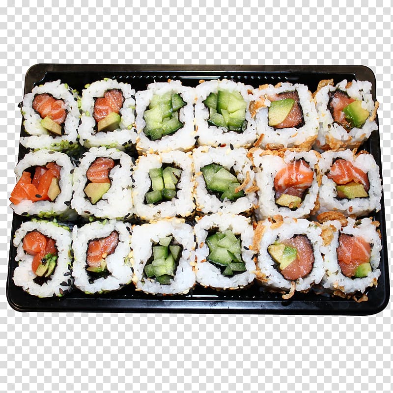 California roll Gimbap Sashimi Sushi 07030, sushi transparent background PNG clipart