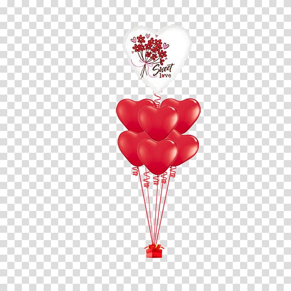Love Balloon Valentine\'s Day Gift Capricorn, heart-shaped bride and groom wedding shoots transparent background PNG clipart