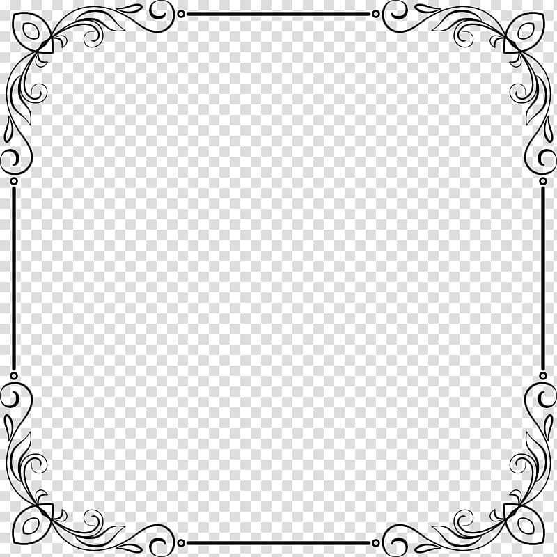 , Elegant frame transparent background PNG clipart