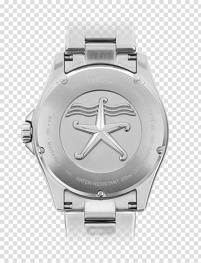 Automatic watch Mido Ocean Diving watch, watch transparent background PNG clipart