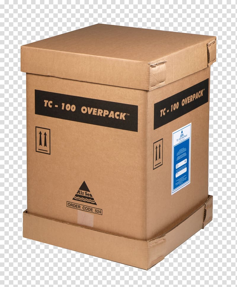 Packaging and labeling Box Dry ice Transport Shipping container, box transparent background PNG clipart