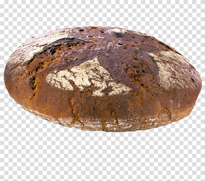 Rye bread Pumpernickel Flour Sourdough, bread transparent background PNG clipart