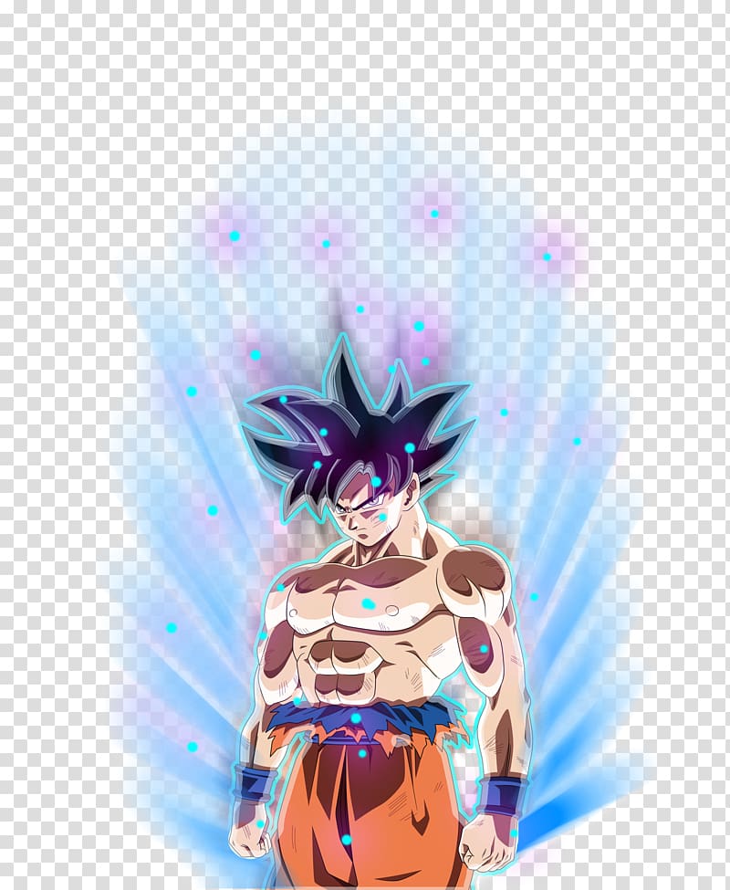 Goku Vegeta Beerus Majin Buu Dragon Ball, blue aura transparent background PNG clipart