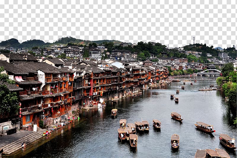 Tuojiang, Fenghuang Pixabay, Phoenix Tuojiang town landscape transparent background PNG clipart