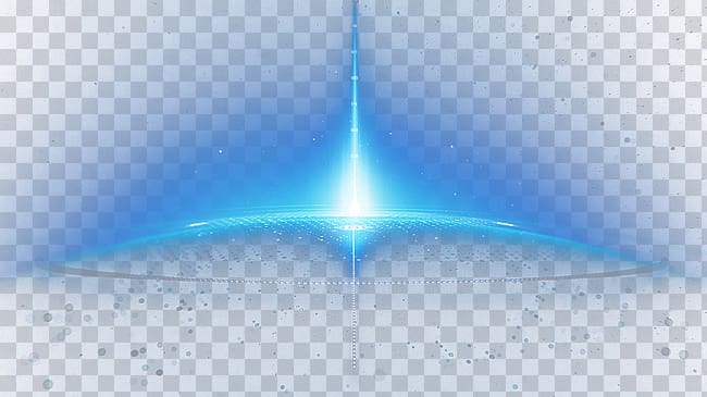 science fiction blue light effect transparent background PNG clipart