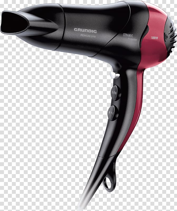Hair Dryers Hair dryer Grundig Hair iron, beauty care transparent background PNG clipart