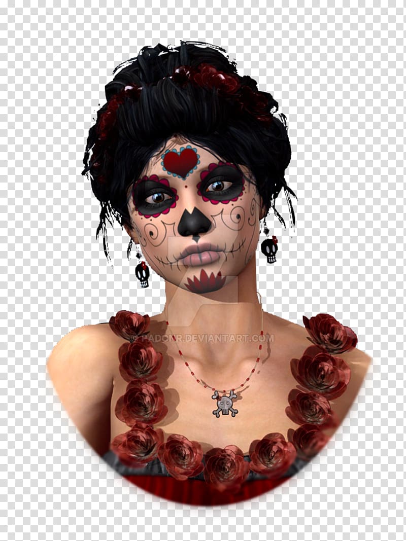 Mask Car Day of the Dead Crimson Evening Neck, Day Of The Dead transparent background PNG clipart