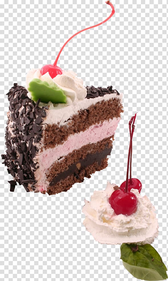 Torte Fruitcake Black Forest gateau Chocolate cake Ice cream, chocolate cake transparent background PNG clipart