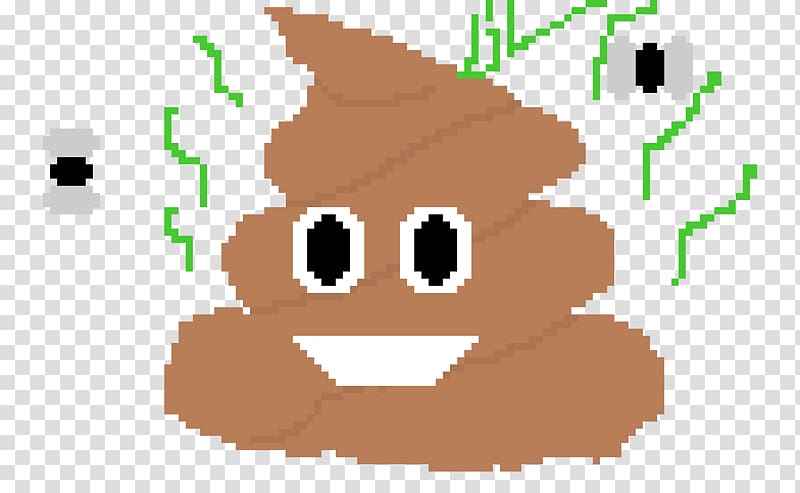 Pile of Poo emoji Pixel art, Emoji transparent background PNG clipart