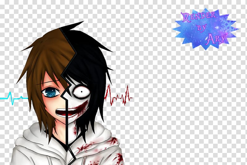 Jeff the Killer Creepypasta YouTube Wikia Character, youtube transparent background PNG clipart