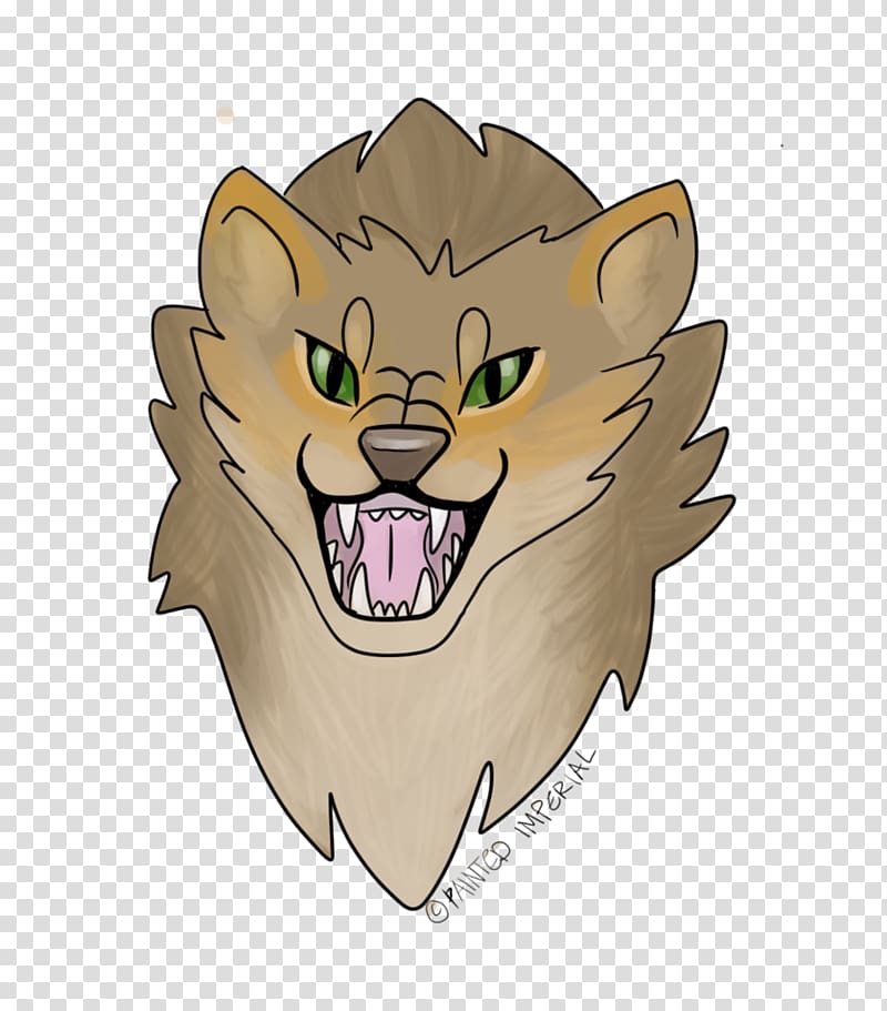 Cat Tiger Mammal Roar Whiskers, lion head transparent background PNG clipart