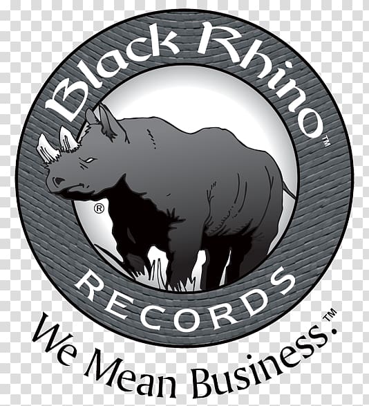 Cattle Black Rhino Records: Southern California\'s Best R&B Oldies Logo Carnivores, Black rhino transparent background PNG clipart