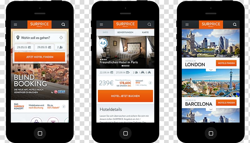 Smartphone Responsive web design Feature phone Blind Booking Hotel, smartphone transparent background PNG clipart