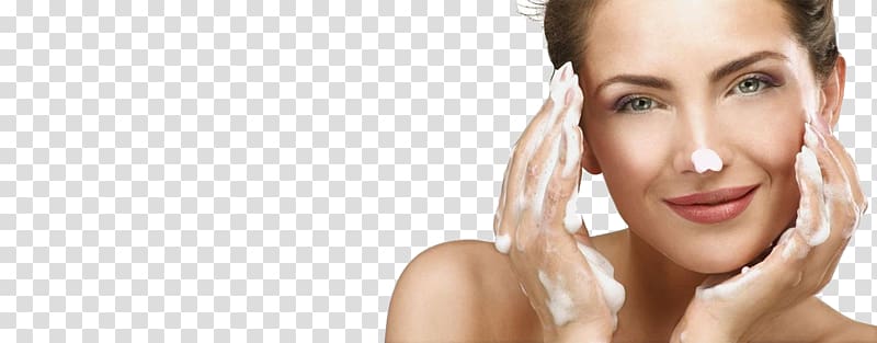 Cleanser Face Skin care Washing, Face transparent background PNG clipart
