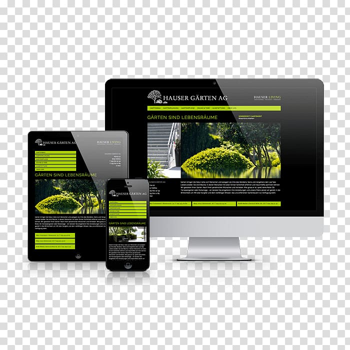 Responsive web design Screendesign, Trailworks Hauser Rhyner transparent background PNG clipart