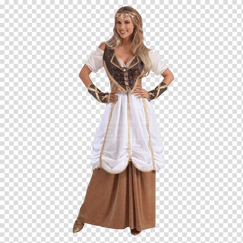 Middle Ages Renaissance Clothing Costume Skirt, dress transparent background PNG clipart