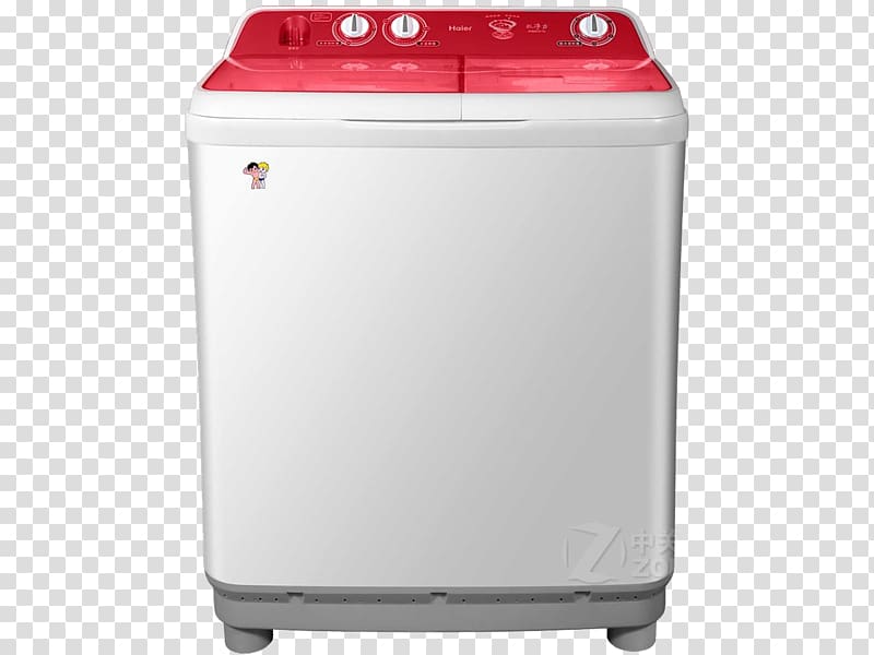 Shengzhou Washing machine Haier Home appliance, Haier washing machine design material material transparent background PNG clipart