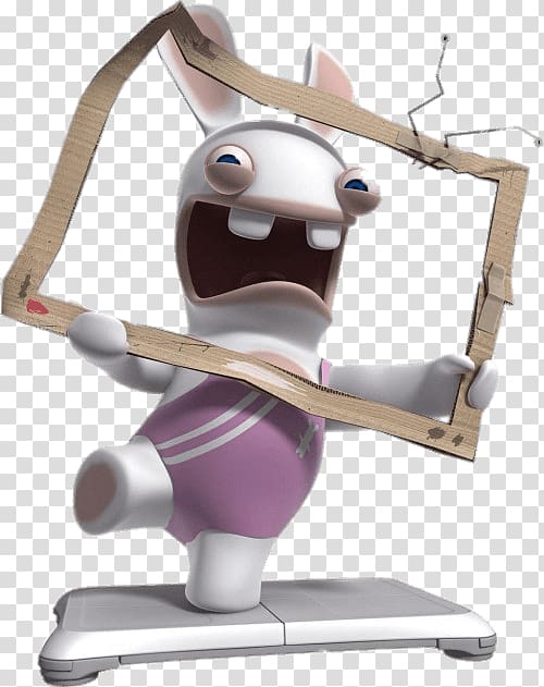 Rayman Raving Rabbids: TV Party Rayman Origins Wii, Raving Rabbids transparent background PNG clipart