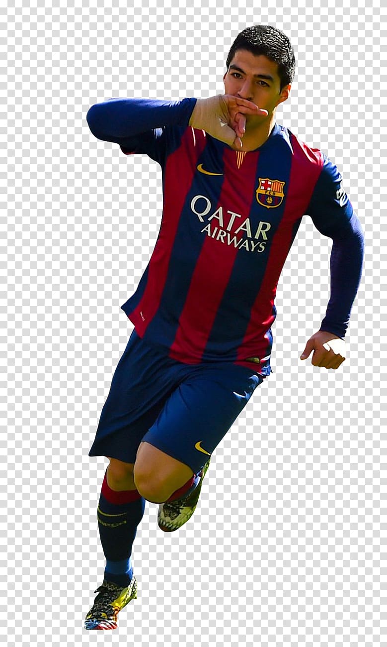 Lionel Messi FC Barcelona Jersey Sport Football player, LUIS SUAREZ transparent background PNG clipart