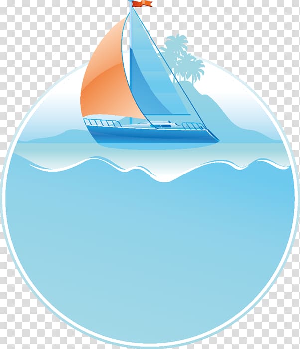 Sandy Beach Blue, Blue Beach Sailing transparent background PNG clipart