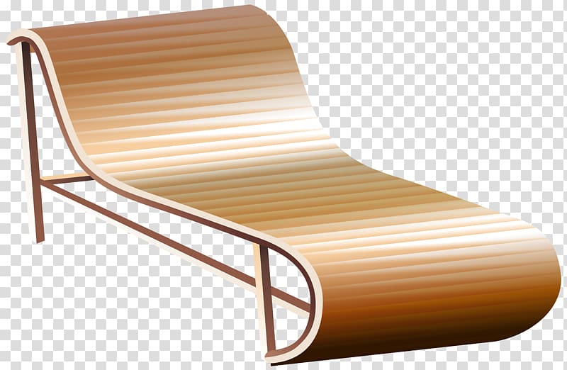 brown lounger illustration, Chair , Beach Lounge transparent background PNG clipart