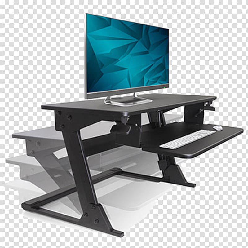 Computer keyboard Sit-stand desk Standing desk Workstation, Computer Mouse transparent background PNG clipart