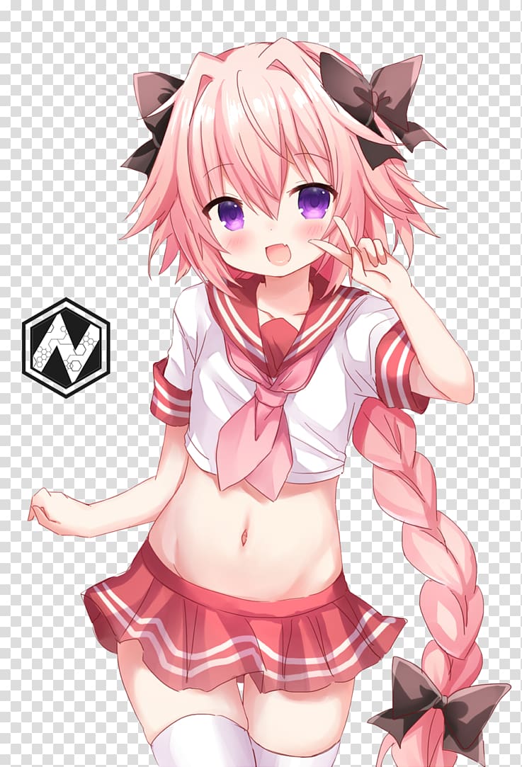 Fate/stay night Fate/Grand Order Fate/Apocrypha Astolfo Anime, Anime transparent background PNG clipart