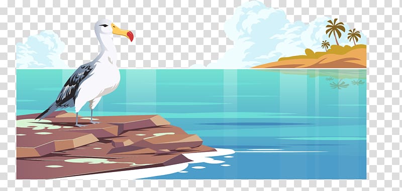 Bird Crane Illustration, The white crane by the river transparent background PNG clipart
