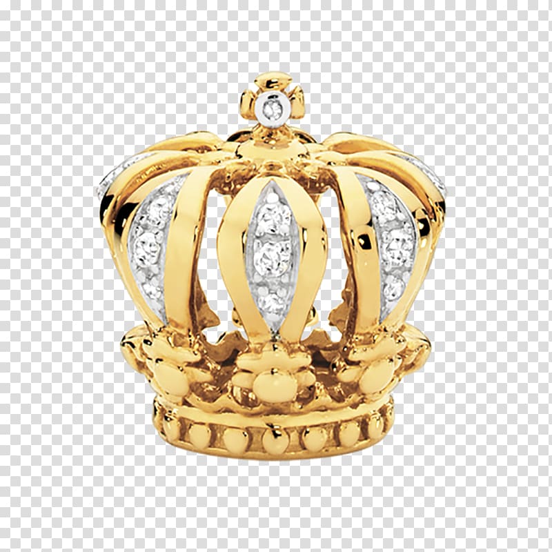 Gold Diamond Jewellery Michael Hill Jeweller Charm bracelet, silver crown transparent background PNG clipart