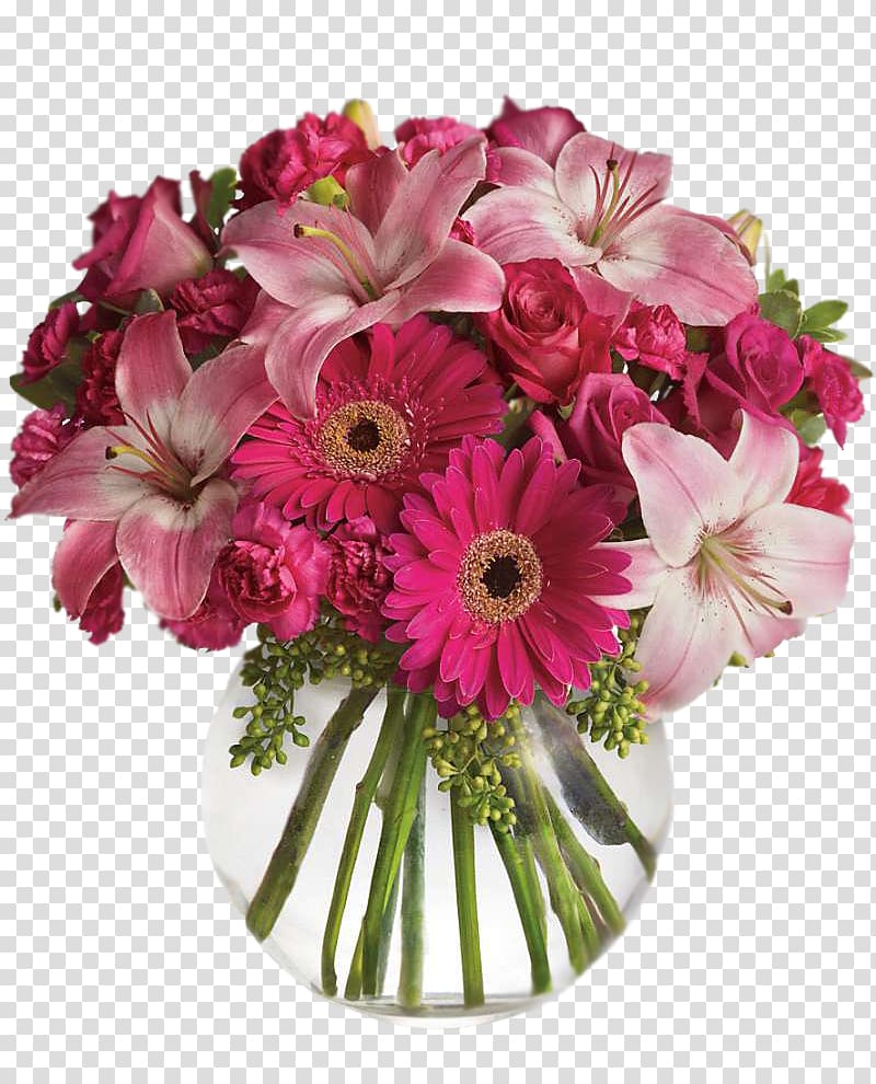 Flower bouquet Floristry Transvaal daisy Teleflora, bouquet of flowers transparent background PNG clipart