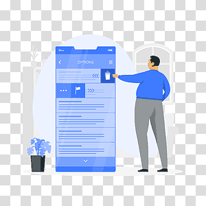 illustration, Swipe options, options, phone, device, user, preferences, settings transparent background PNG clipart thumbnail