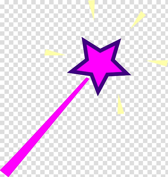 Wand Star , Purple Princess transparent background PNG clipart