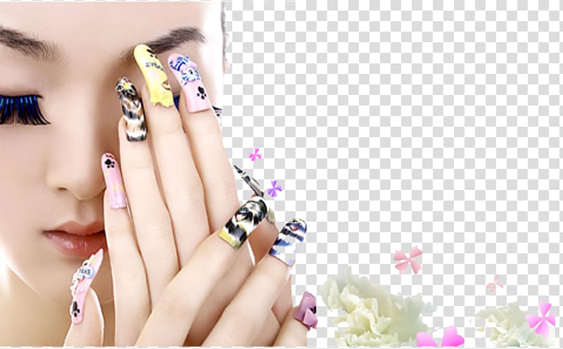 Nail Manicure , Beauty Nail Figure transparent background PNG clipart
