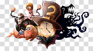 Cartoon Desktop Fiction Computer, Computer transparent background PNG clipart thumbnail