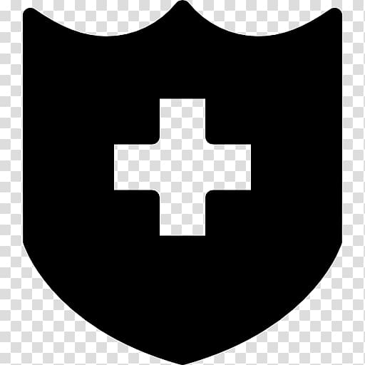 Computer Icons Safety Security, Shield with cross transparent background PNG clipart