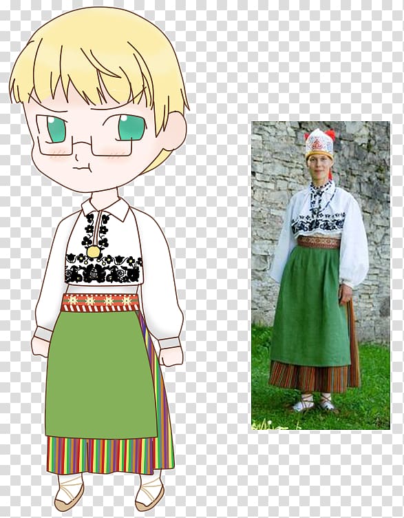 Baltic states Costume design Clothing, traditional dress transparent background PNG clipart
