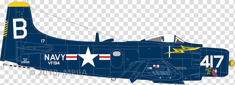 Douglas SBD Dauntless Douglas A-1 Skyraider United States Navy VA-196 Airplane, special for children transparent background PNG clipart