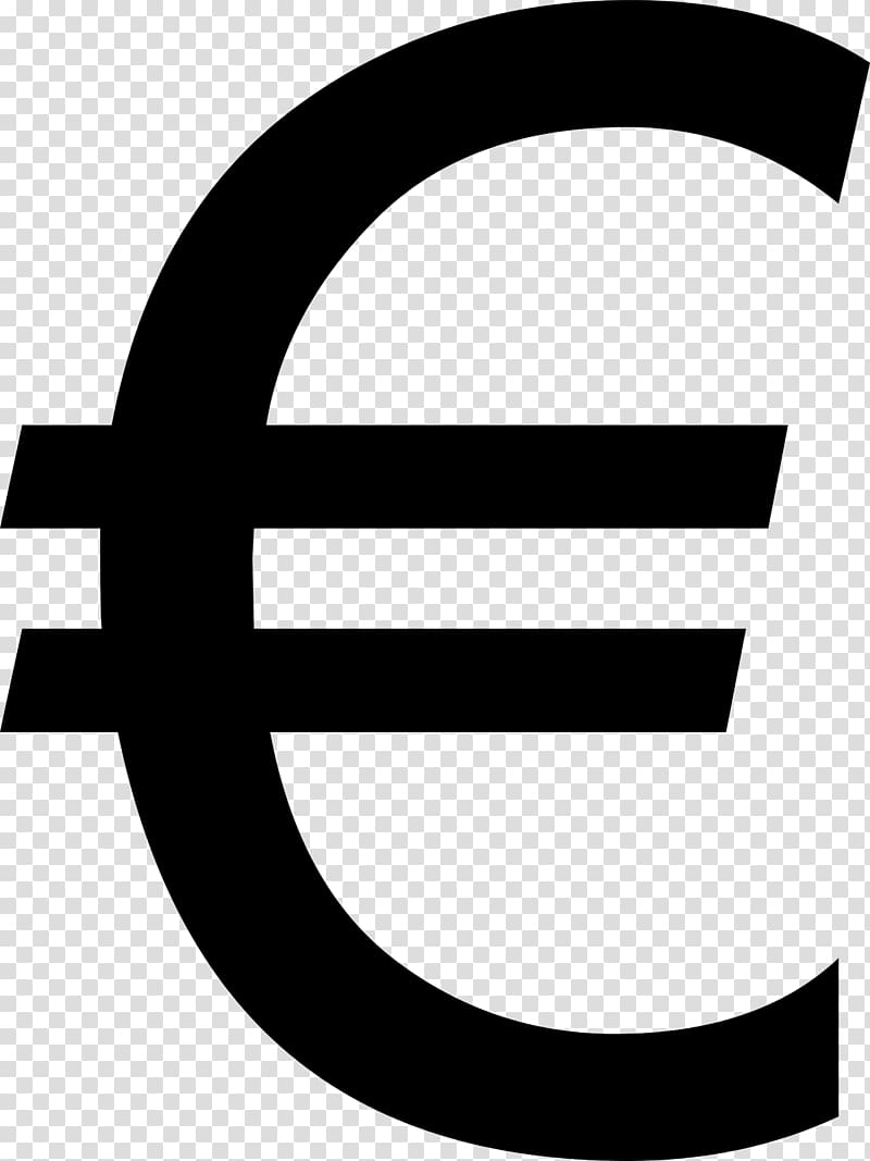 Euro sign Currency symbol Dollar sign, Euro Sign transparent background PNG clipart