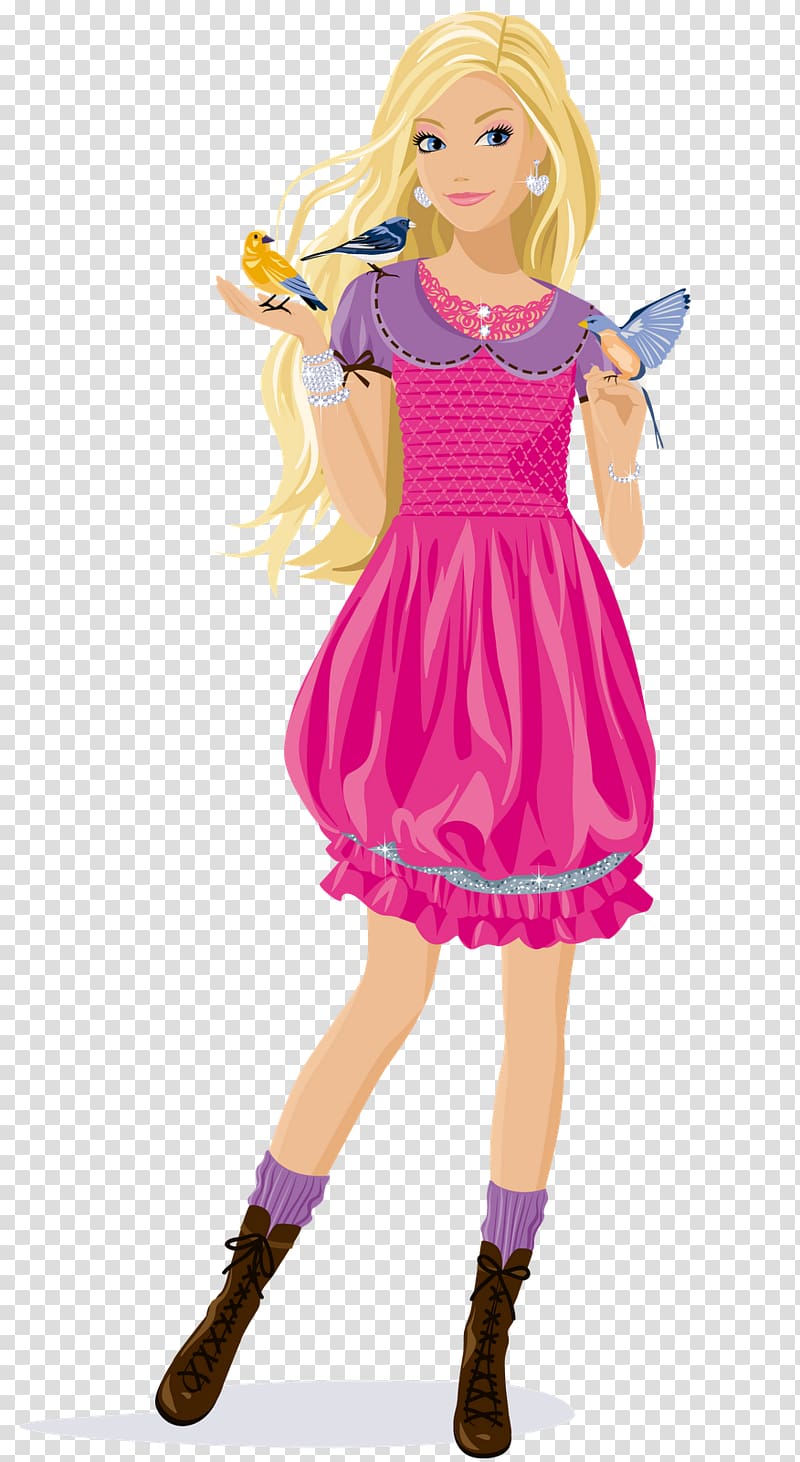 Barbie transparent background PNG clipart